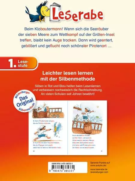 Ravensberger Matratzen Leserabe mit Mildenberger Silbenmethode: Piratengeschichten Online Outlet