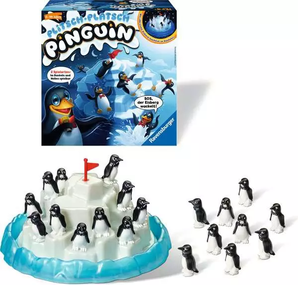Ravensberger Matratzen Plitsch - Platsch Pinguin - Kinderspiel ab 4 Jahren Große Rabatte