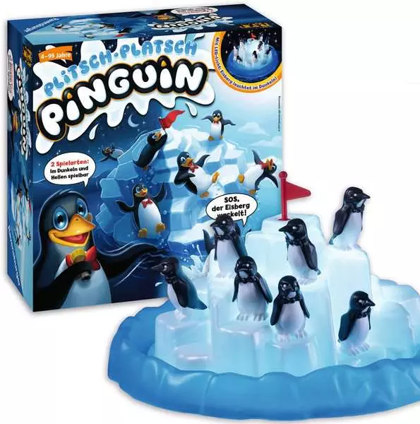 Ravensberger Matratzen Plitsch - Platsch Pinguin - Kinderspiel ab 4 Jahren Große Rabatte