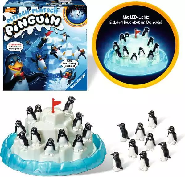 Ravensberger Matratzen Plitsch - Platsch Pinguin - Kinderspiel ab 4 Jahren Große Rabatte