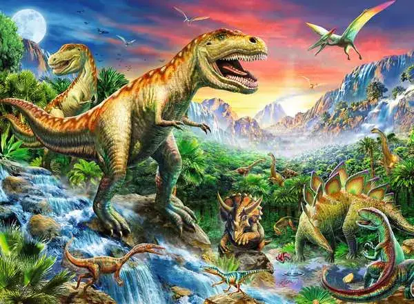 Ravensberger Matratzen Kinderpuzzle ab 6 Jahren - Bei den Dinosauriern - 100 Teile Saisonale Angebote