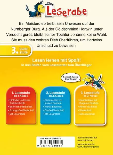Ravensberger Matratzen Leserabe - 3. Lesestufe: Der Meisterdieb Begrenzte Freigabe