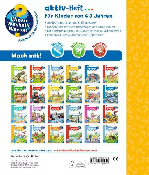 Ravensberger Matratzen Ravensburger Wieso? Weshalb? Warum? aktiv-Heft: Tiere der Welt Online Shopping
