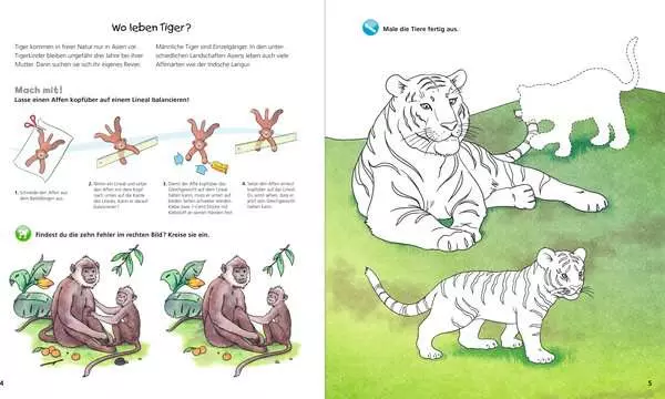 Ravensberger Matratzen Ravensburger Wieso? Weshalb? Warum? aktiv-Heft: Tiere der Welt Online Shopping