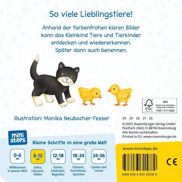 Ravensberger Matratzen ministeps: Meine allerersten Tiere Vatertagsangebot