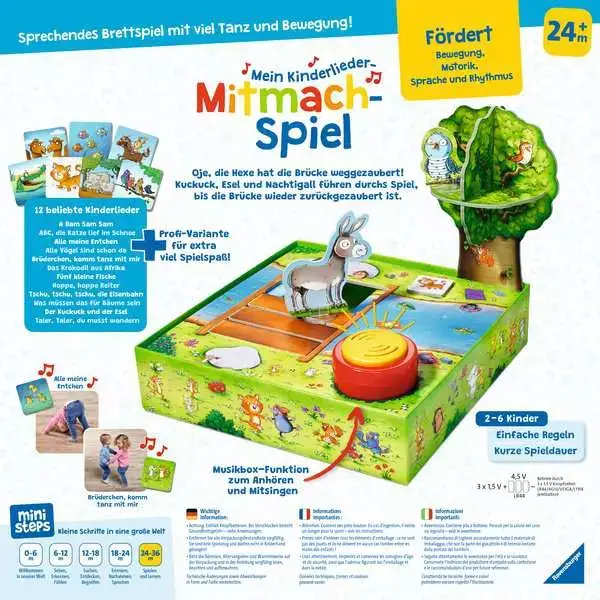 Ravensberger Matratzen Mein Kinderlieder-Mitmachspiel - Kinderspiel ab [age] Jahren Online Outlet