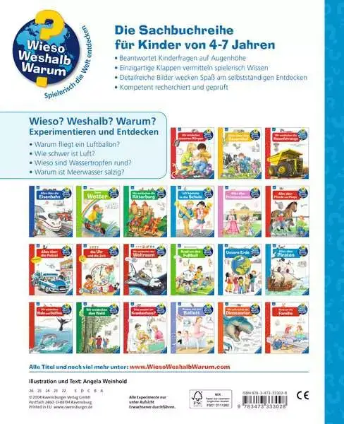 Ravensberger Matratzen Ravensburger Wieso? Weshalb? Warum?, Band 29: Experimentieren und Entdecken Bis zu 65% Rabatt