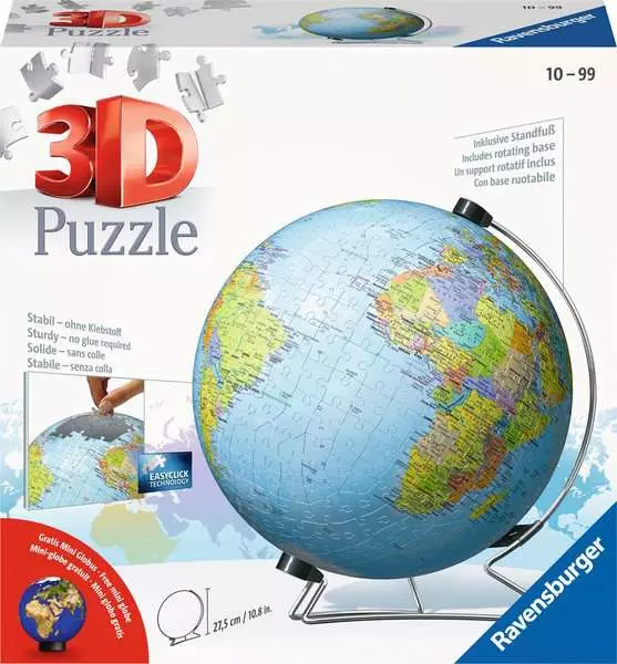 Ravensberger Matratzen 3D Puzzle Ball Globus in deutscher Sprache Ravensberger Matratzen 3D Puzzle Ball Globus in deutscher Sprache