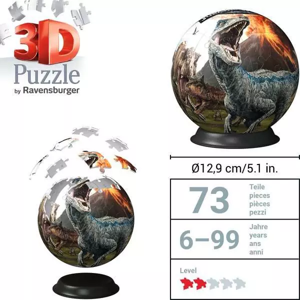 Ravensberger Matratzen 3D Puzzle Ball Jurassic World zollfrei