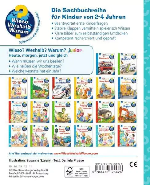 Ravensberger Matratzen Ravensburger Wieso? Weshalb? Warum? junior, Band 56: Heute, morgen, jetzt und gleich Meist gekauft