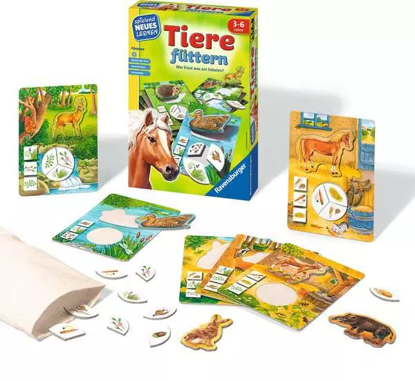 Ravensberger Matratzen Tiere füttern - Kinderspiel ab 3 Jahren Günstig kaufen