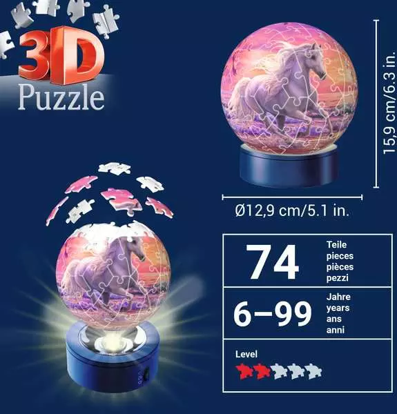 Ravensberger Matratzen Ravensburger Nachtlicht Pferde am Strand Muttertagsangebot