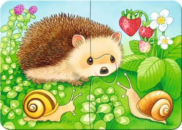 Ravensberger Matratzen Kinderpuzzle ab 2 Jahren - Süße Gartenbewohner - 2 + 4 + 6 + 8 Teile Valentinstagsangebot