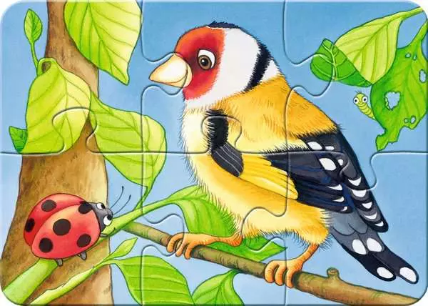 Ravensberger Matratzen Kinderpuzzle ab 2 Jahren - Süße Gartenbewohner - 2 + 4 + 6 + 8 Teile Valentinstagsangebot