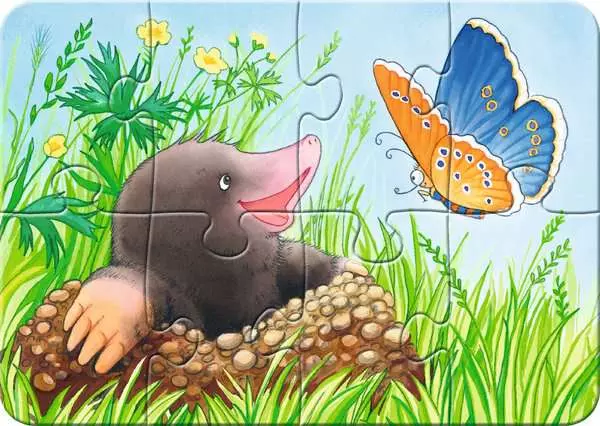 Ravensberger Matratzen Kinderpuzzle ab 2 Jahren - Süße Gartenbewohner - 2 + 4 + 6 + 8 Teile Valentinstagsangebot