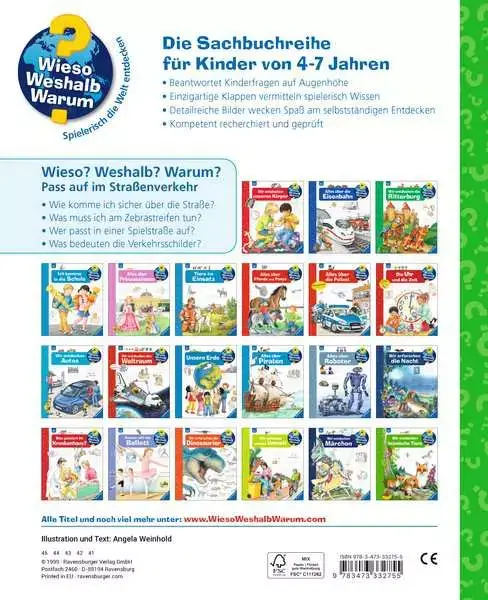 Ravensberger Matratzen Ravensburger Wieso? Weshalb? Warum?, Band 5: Pass auf im Straßenverkehr Zeitlich begrenztes Angebot