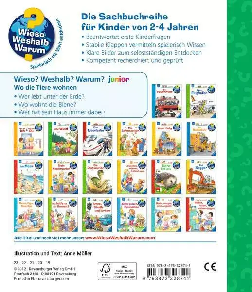 Ravensberger Matratzen Ravensburger Wieso? Weshalb? Warum? junior, Band 46: Wo die Tiere wohnen Bestseller