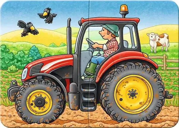 Ravensberger Matratzen Kinderpuzzle ab 2 Jahren - Bei der Arbeit - 2 + 4 + 6 + 8 Teile Saisonale Angebote