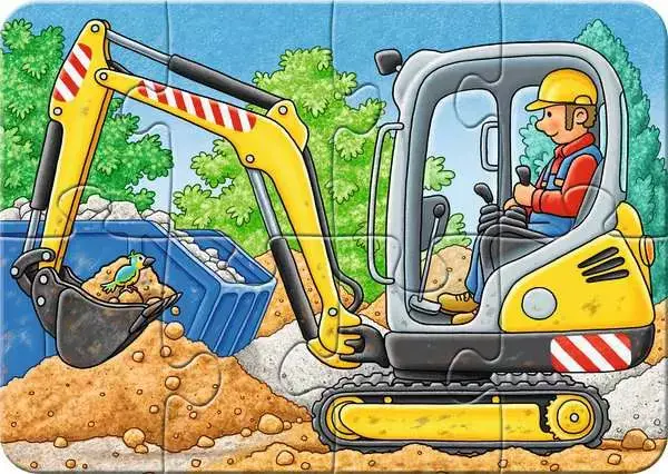 Ravensberger Matratzen Kinderpuzzle ab 2 Jahren - Bei der Arbeit - 2 + 4 + 6 + 8 Teile Saisonale Angebote