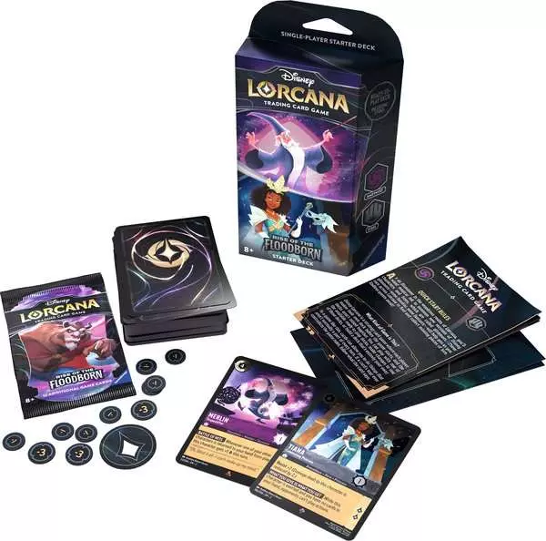 Ravensberger Matratzen Disney Lorcana: Aufstieg der Flutgestalten - Starter Deck Amethyst und Stahl (Englisch) Räumungsverkauf