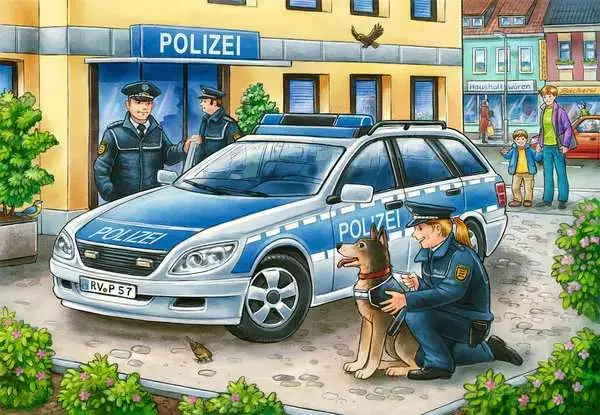 Ravensberger Matratzen Kinderpuzzle ab 3 Jahren - Polizei und Feuerwehr - 12 Teile VIP-Rabatte