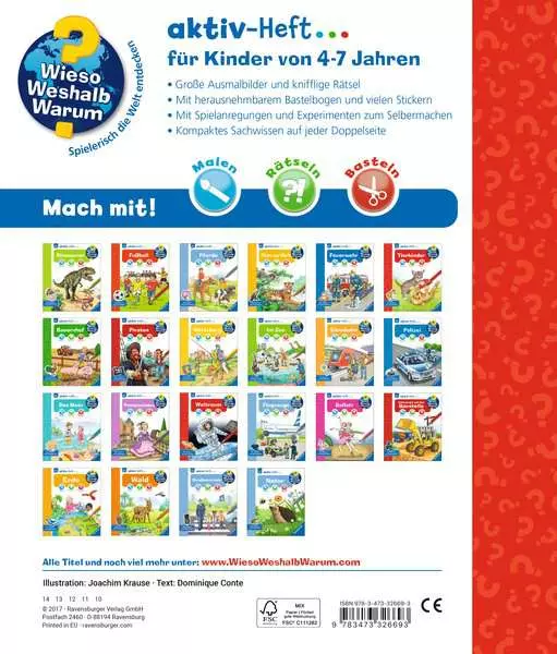 Ravensberger Matratzen Ravensburger Wieso? Weshalb? Warum? aktiv-Heft: Weltraum Super Sparpreis