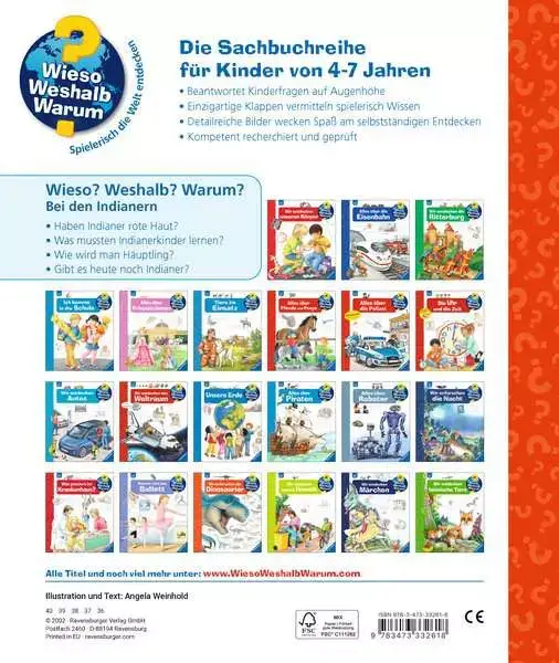 Ravensberger Matratzen Ravensburger Wieso? Weshalb? Warum?, Band 18: Bei den Indianern Bis zu 50% Rabatt