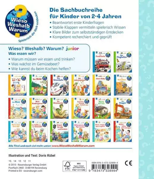 Ravensberger Matratzen Ravensburger Wieso? Weshalb? Warum? junior, Band 53: Was essen wir? Kostenloser Versand