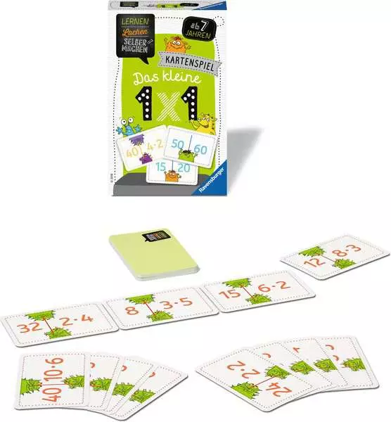 Ravensberger Matratzen Lernen Lachen Selbermachen: Kartenspiel Das kleine 1 x 1 - Kartenspiel ab 7 Jahren Fabrik Onlineshop