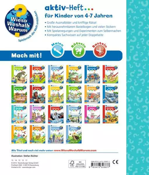 Ravensberger Matratzen Ravensburger Wieso? Weshalb? Warum? aktiv-Heft: Das Meer Großer Ausverkauf