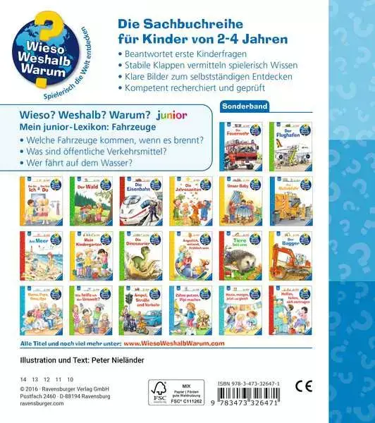 Ravensberger Matratzen Ravensburger Wieso? Weshalb? Warum? Mein junior-Lexikon: Fahrzeuge Flash Sale