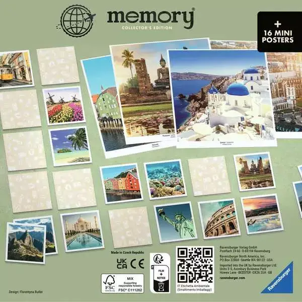 Ravensberger Matratzen Collector's memory® Schönste Reiseziele - Spiel ab 6 Jahren Saisonschlussverkauf