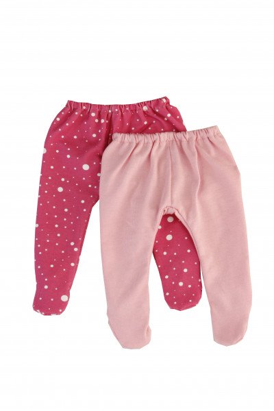 Schildkröt Manufaktur Strumpfhose 2-er Set für Puppen 32-52 cm rose/rot