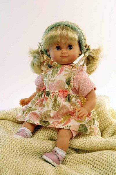 Schildkröt Manufaktur Puppe Schlummerle 32 cm + kostenlose Zusatzkleidung, blonde Haare, braune Schlafaugen, Sommerkleidun Online