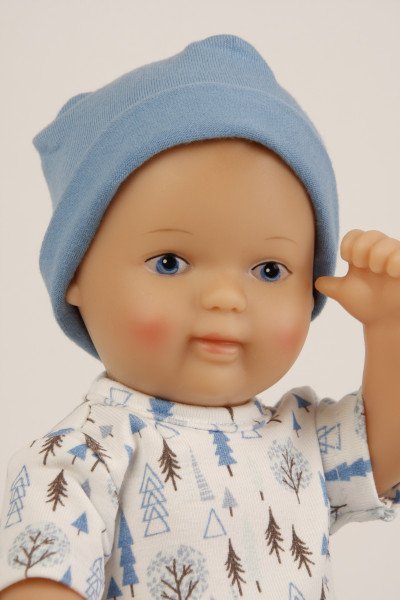 Schildkröt Manufaktur Kleidung zu Puppe Mein 1. Baby 28 cm Kleidung blau/weiss Auslauf