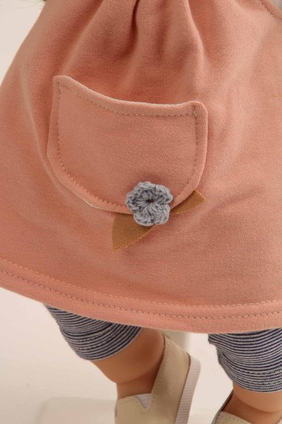 Schildkröt Manufaktur Kleidung zu Puppe 37 cm Schlummerle/Strampelchen/Lenchen- Kleidung rose/bleu JETZT KAUFEN