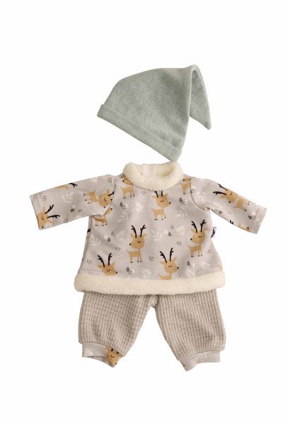 Schildkröt Manufaktur Kleidung für Puppen 32-52 cm winterlich Rentier
