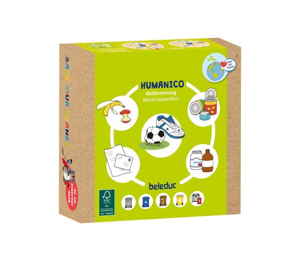 Schildkröt Manufaktur Puzzle HUMANICO "Mülltrennung" by Beleduc