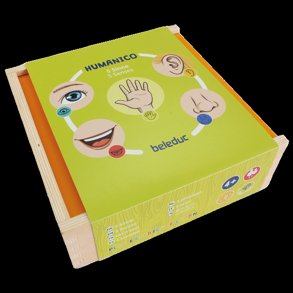 Schildkröt Manufaktur Puzzle HUMANICO "5 Sinne" by Beleduc