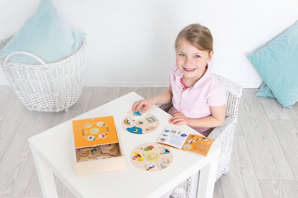 Schildkröt Manufaktur Puzzle HUMANICO "5 Sinne" by Beleduc Angebote