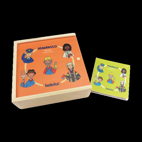 Schildkröt Manufaktur Puzzle HUMANICO "Berufe" by Beleduc