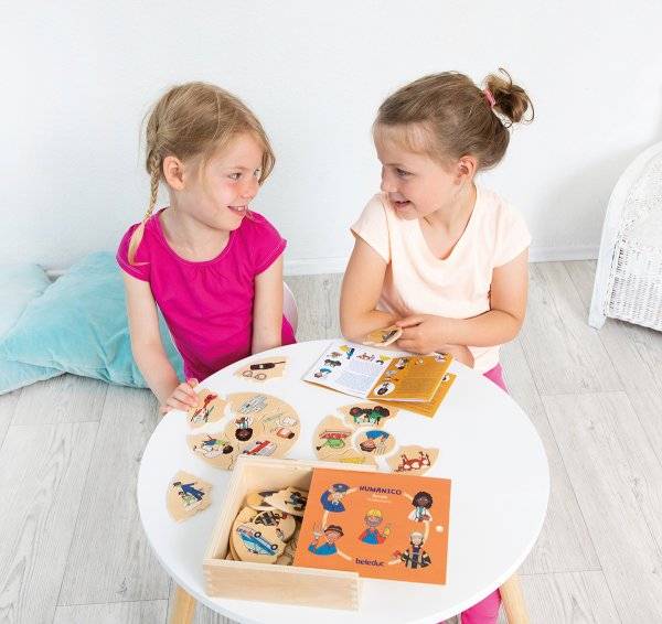 Schildkröt Manufaktur Puzzle HUMANICO "Berufe" by Beleduc Hotsell