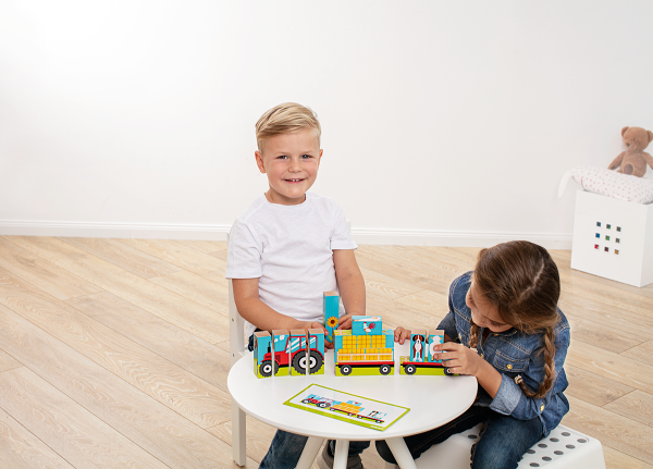Schildkröt Manufaktur Block-Puzzle Farm by Beleduc Fabrikverkauf
