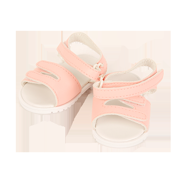 Schildkröt Manufaktur Sandalen rose zu Puppe 52 cm Elli