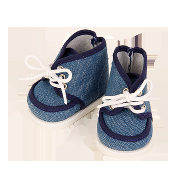 Schildkröt Manufaktur Jeansstiefel blau zu Puppen 52 cm Klara/ Elli/Julchen, Peterle
