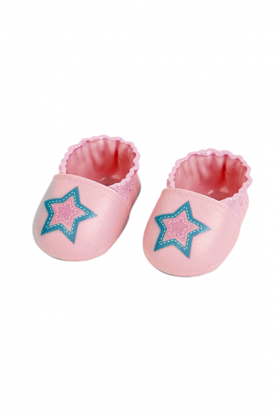 Schildkröt Manufaktur Schuhe rose zu Puppen 37 cm für Schlummerle, Schlenkerle, Strampelchen