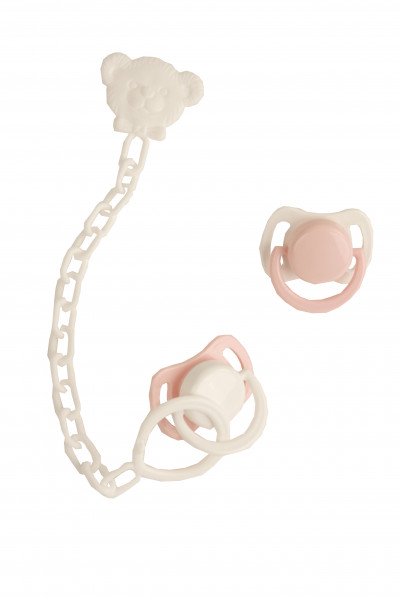 Schildkröt Manufaktur Schnuller-Set rose 2-teilig für Puppe Amy + Susi+Lina+Finn+ Lenchen+Klara