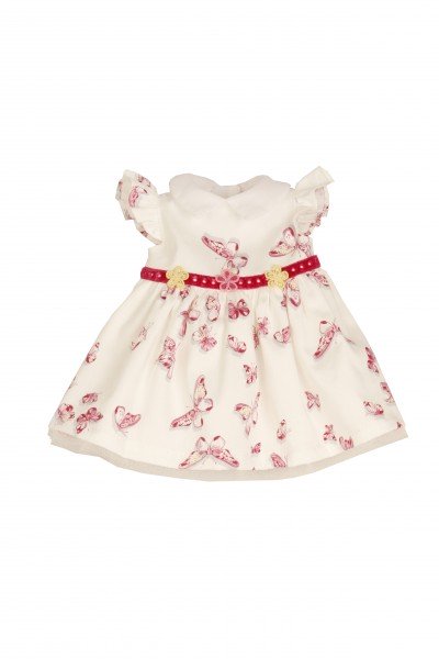 Schildkröt Manufaktur Kleid zu Stehpuppe 34+41+46 cm, Schmetterlingskleid