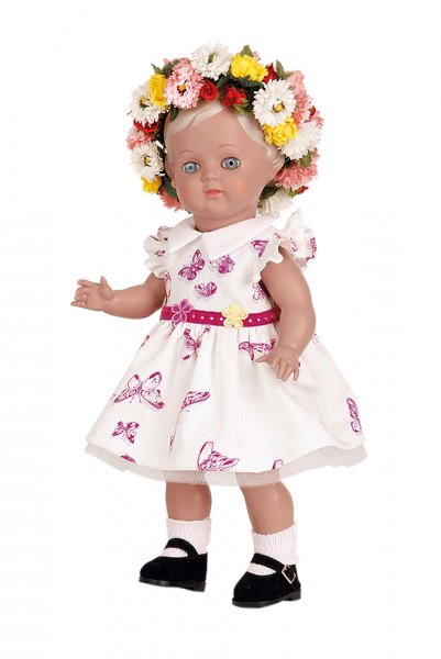 Schildkröt Manufaktur Kleid zu Stehpuppe 34+41+46 cm, Schmetterlingskleid 2025