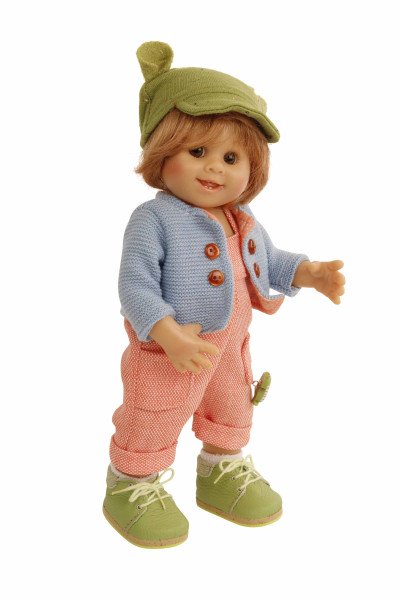 Schildkröt Manufaktur Puppe Müller-Wichtel Benny 25 cm rote Haare, bunte Kleidung